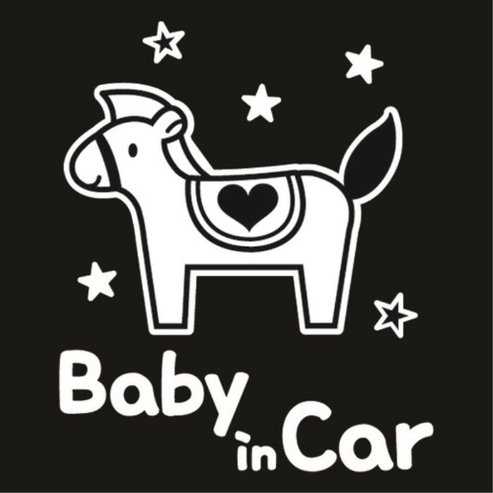 [LSC-127] 자동차스티커_메리고_baby in car