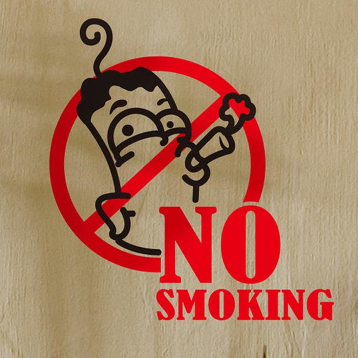 [LSP-019]금연스티커_뻐끔뻐끔_No smoking
